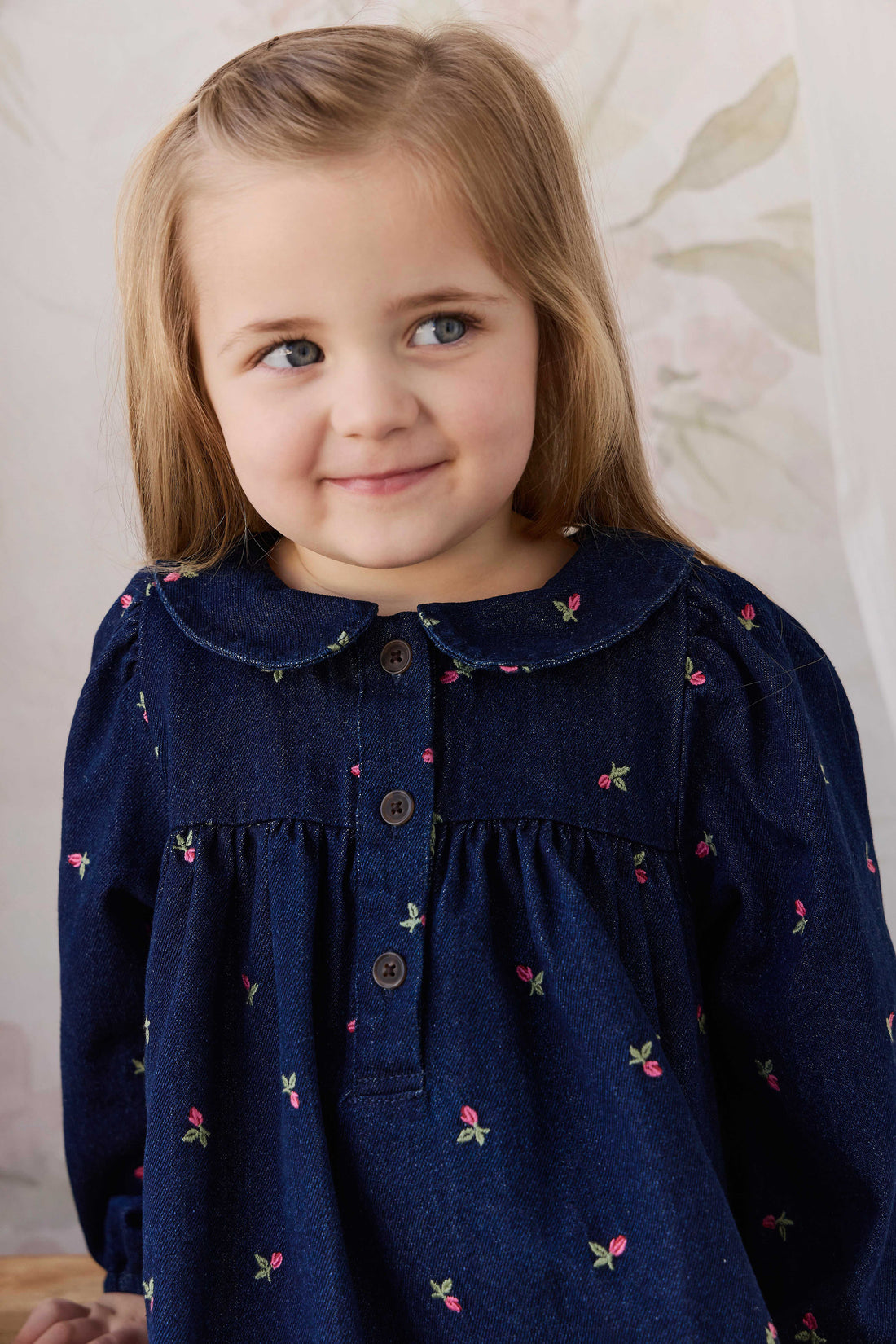 Gracen Dress - Rosebud Denim Childrens Dress from Jamie Kay NZ