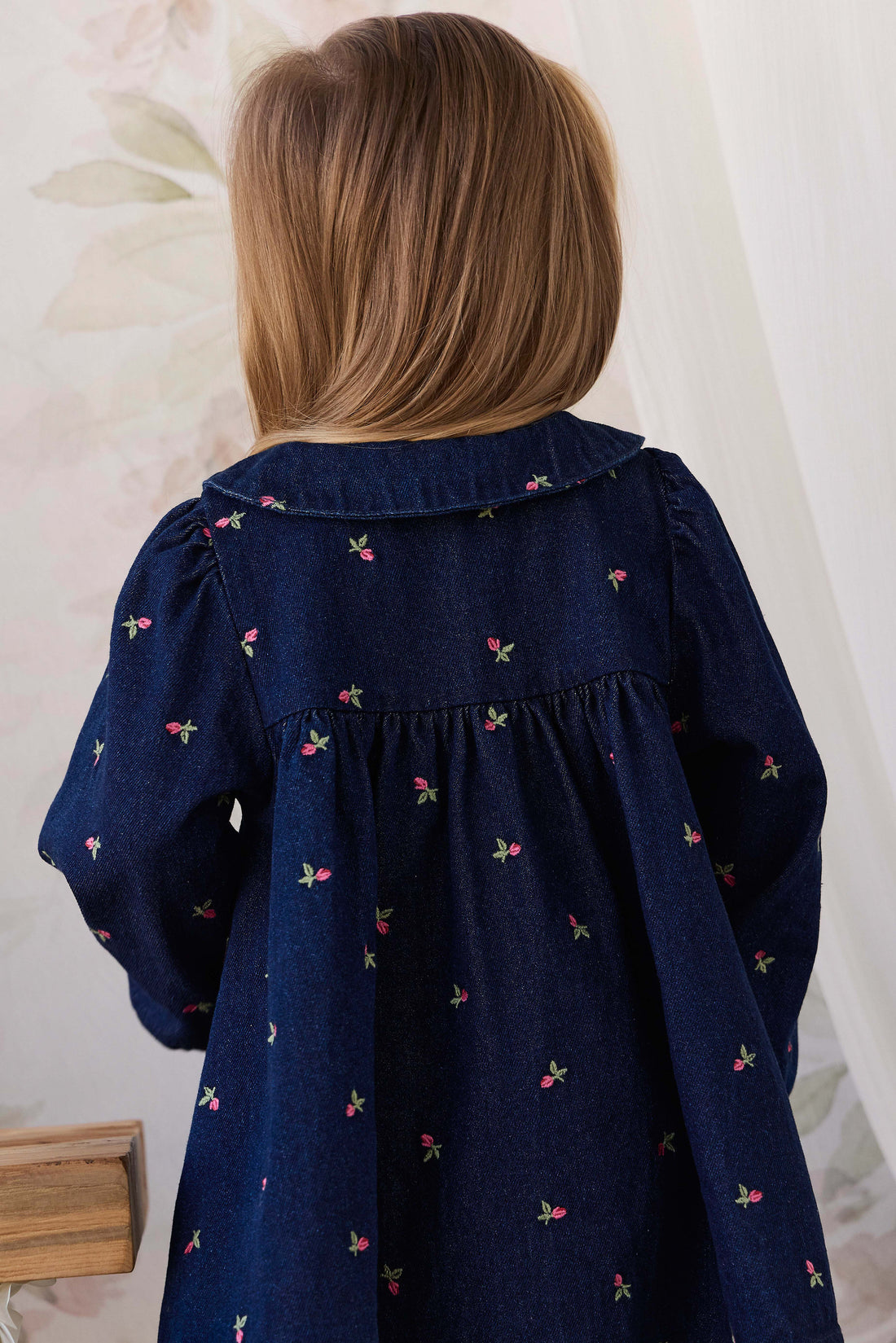 Gracen Dress - Rosebud Denim Childrens Dress from Jamie Kay NZ