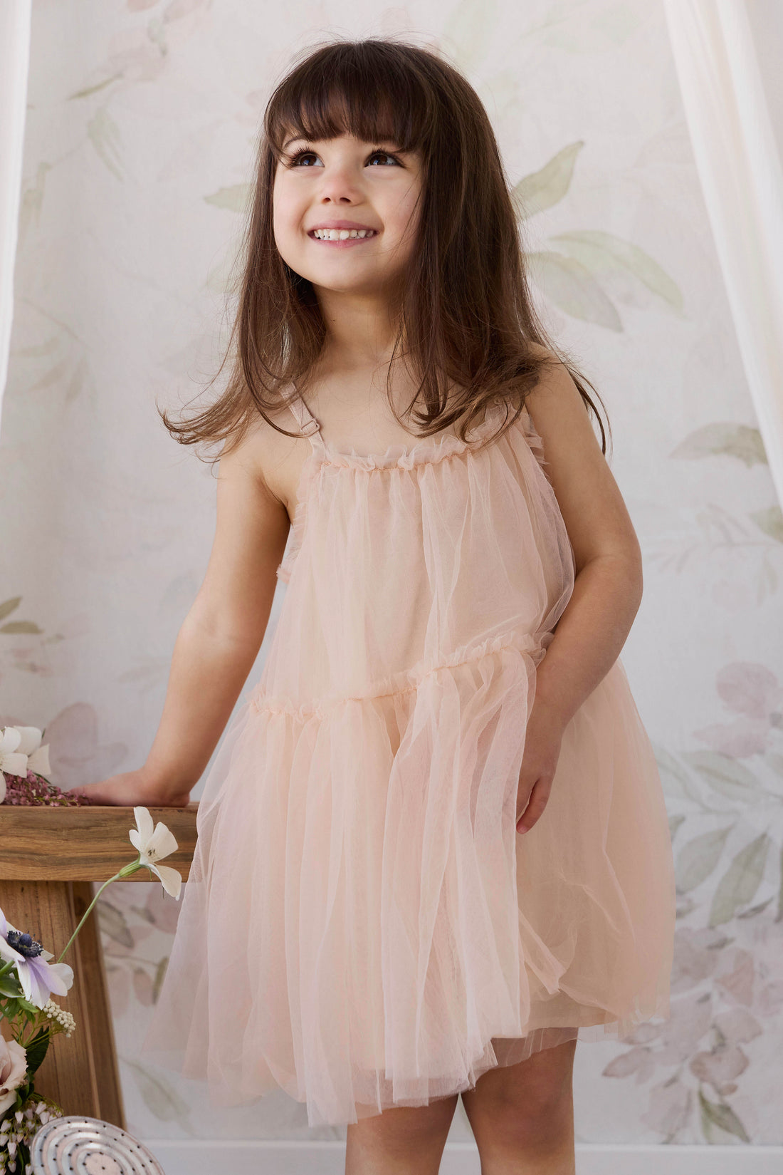 Nylah Dress - French Vanilla Childrens Dress from Jamie Kay NZ