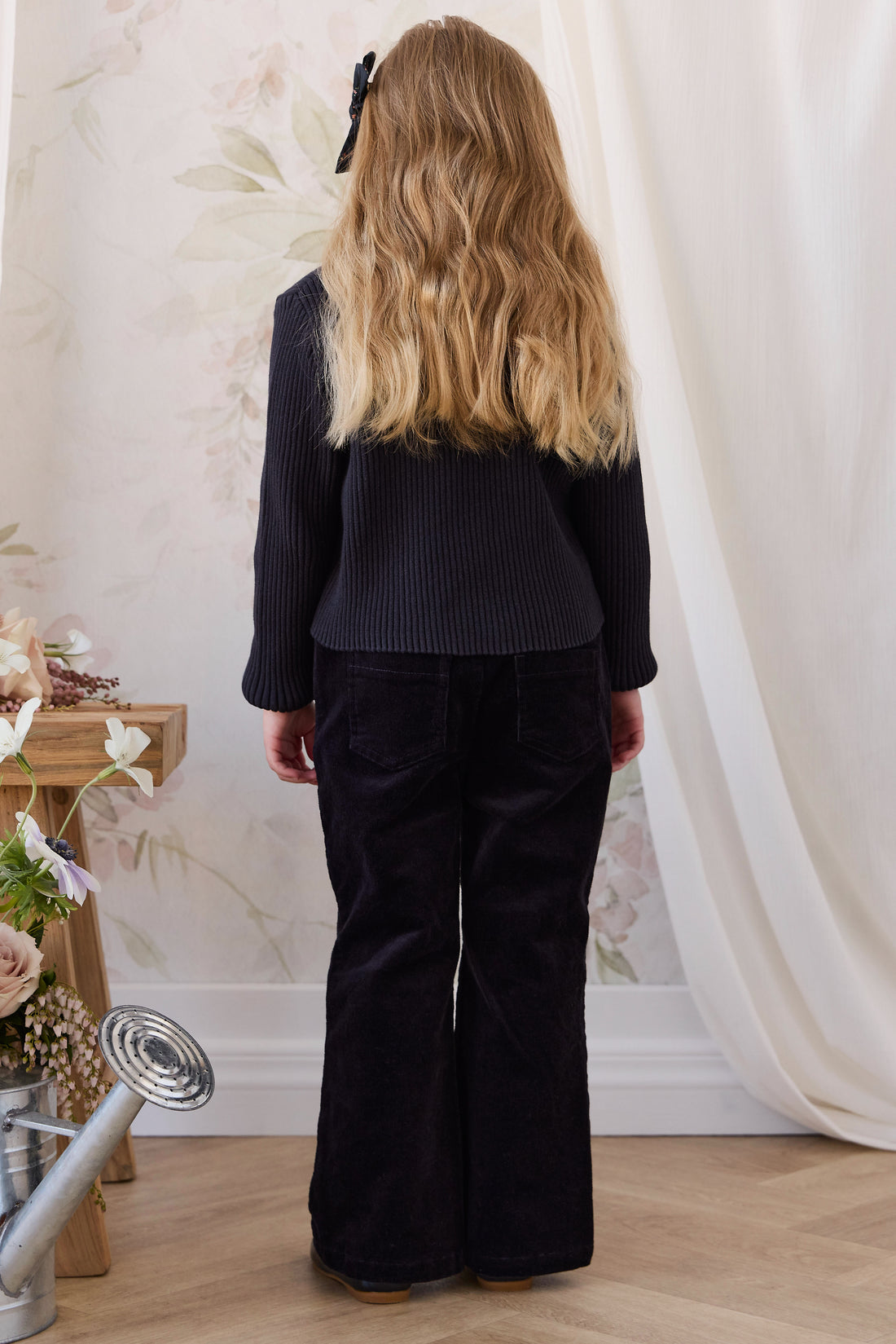 Gracen Pincord Pant - Eclipse Childrens Pants from Jamie Kay NZ