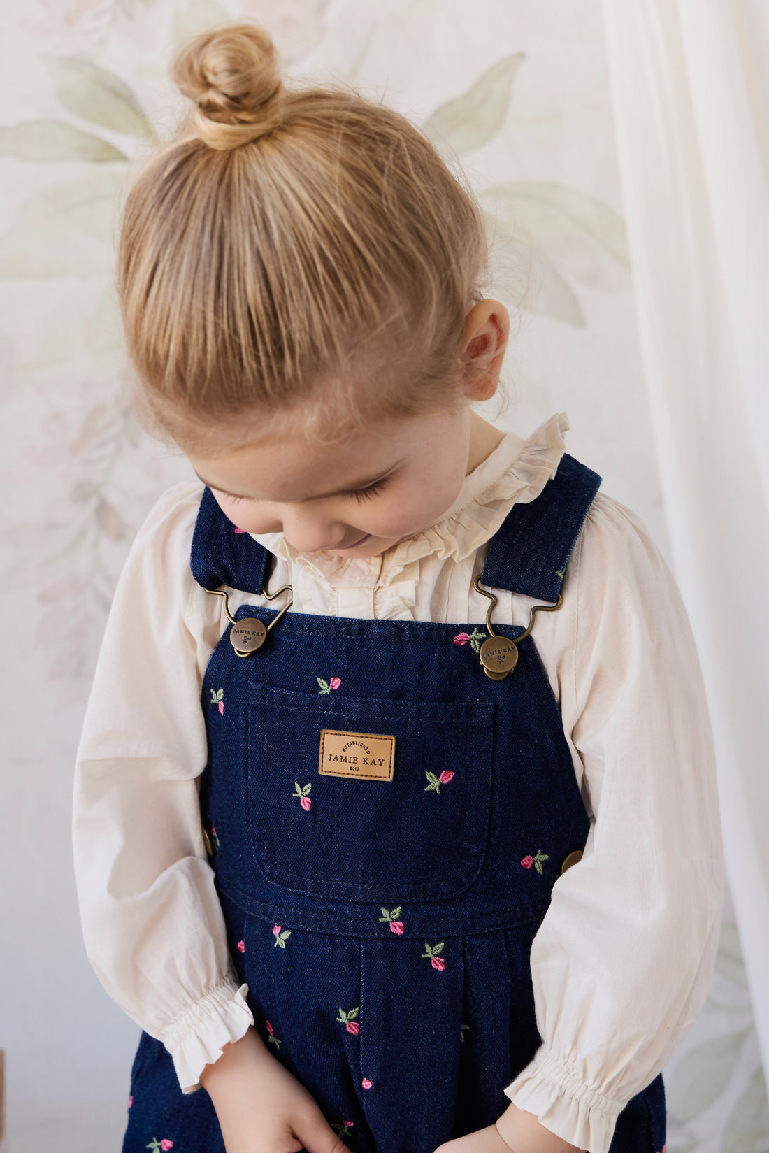 Blair Overall - Rosebud Denim Childrens Overall from Jamie Kay NZ