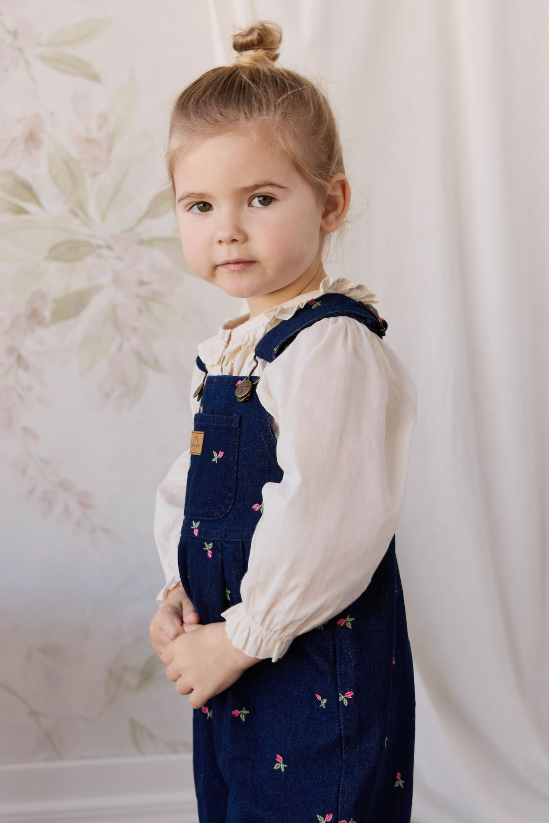 Blair Overall - Rosebud Denim Childrens Overall from Jamie Kay NZ