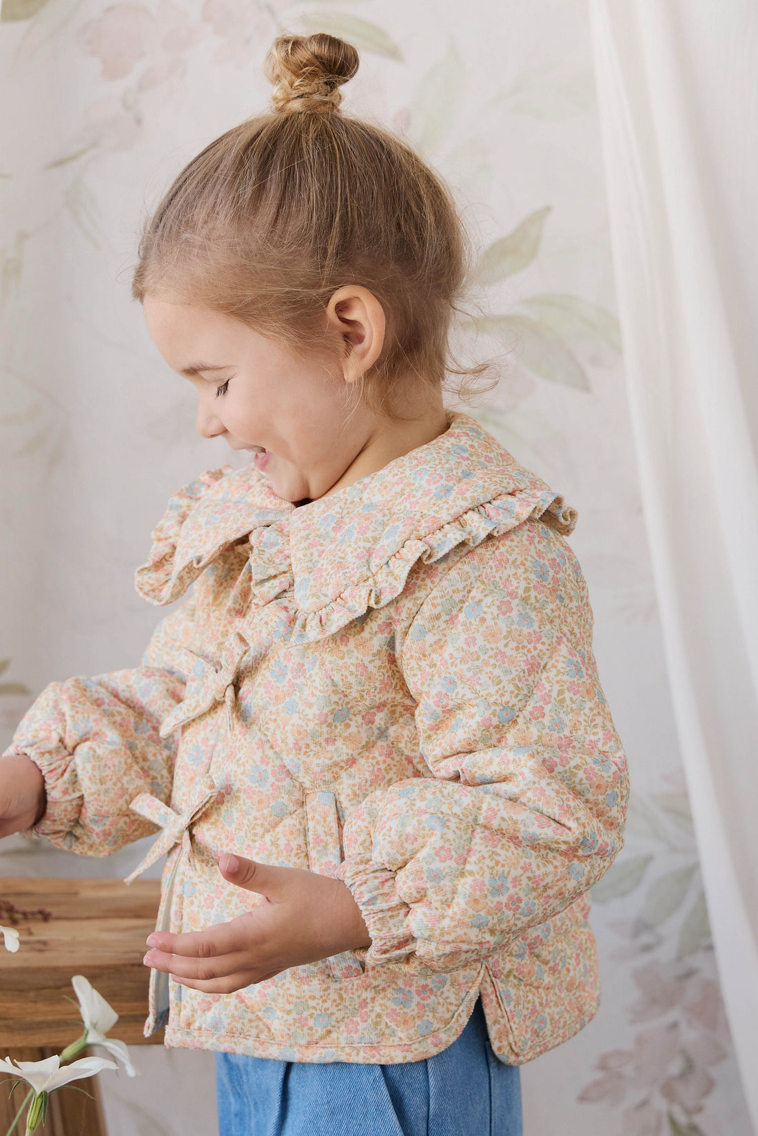 Hartlen Jacket - Tully Peach Childrens Jacket from Jamie Kay NZ