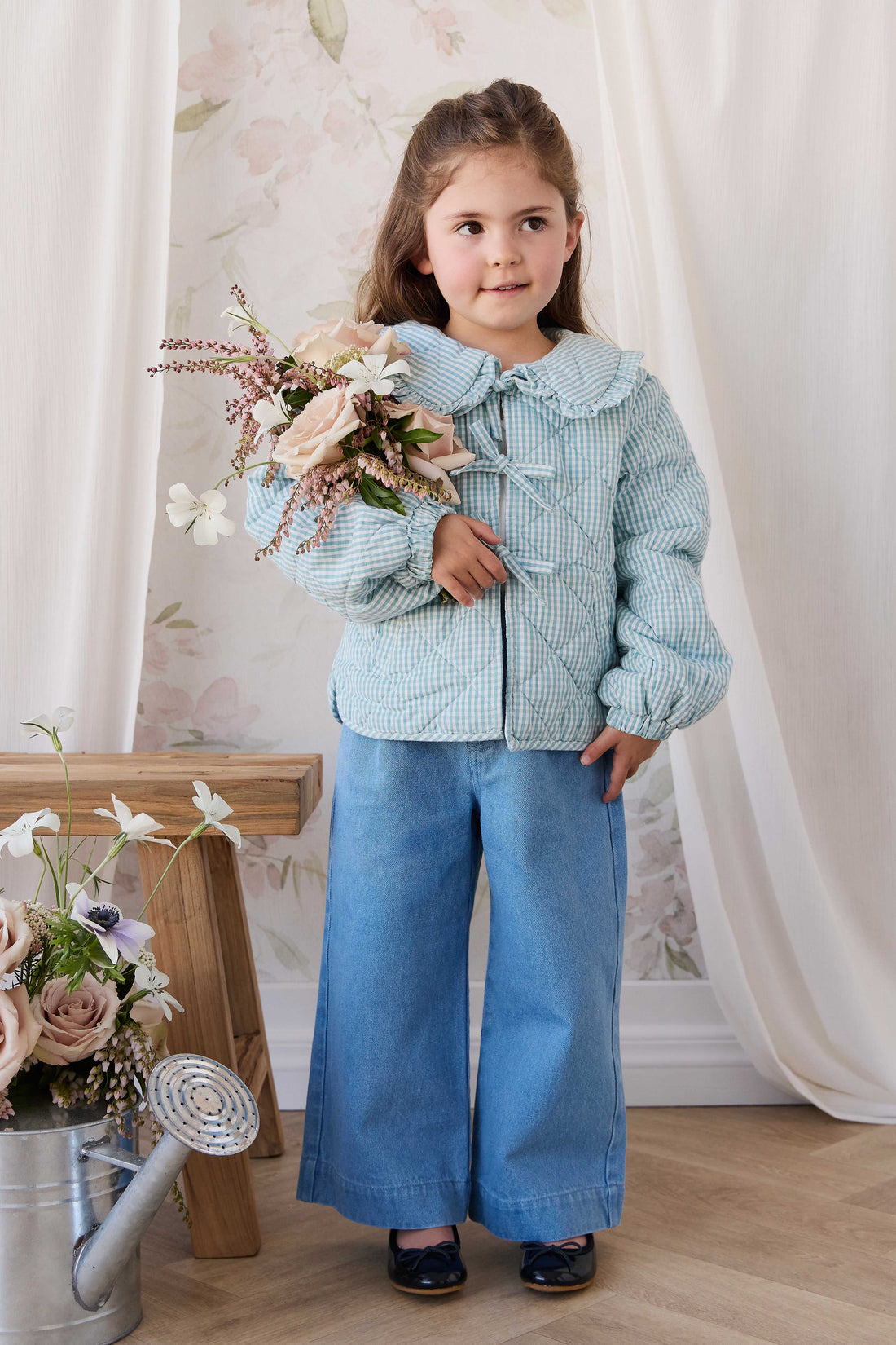Calianna Pant - Lake Denim Childrens Pants from Jamie Kay NZ