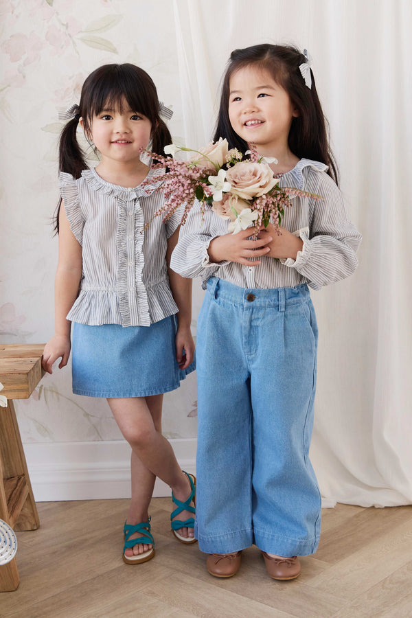 Calianna Pant - Lake Denim Childrens Pants from Jamie Kay NZ