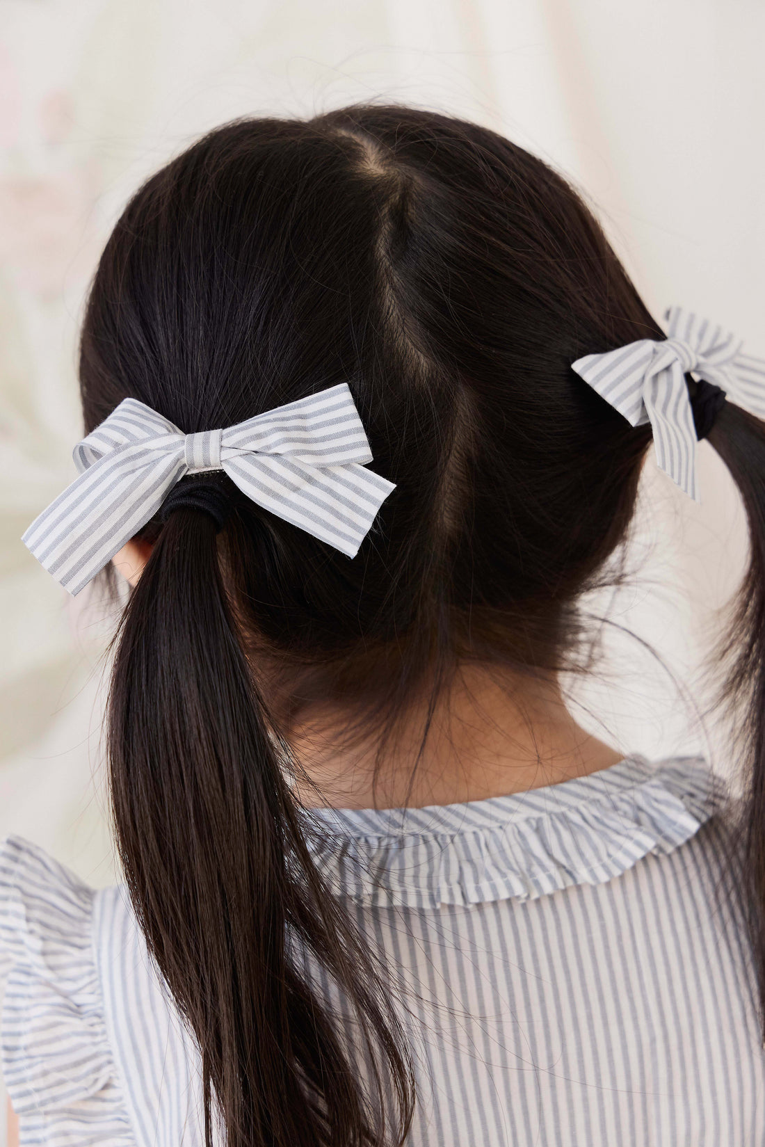 Wrenley Clip 2PK - Harbour Stripe Childrens Hair Accessories from Jamie Kay NZ