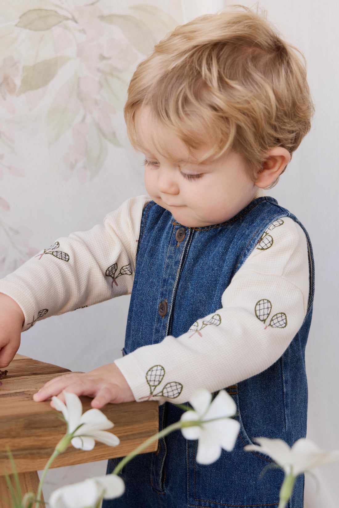 Sorrel Playsuit - Classic Wash Denim Childrens Playsuit from Jamie Kay NZ