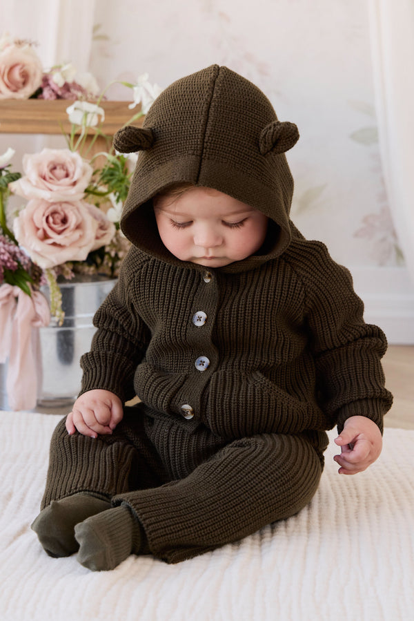Morgan Knit Pant - Forest Childrens Pants from Jamie Kay NZ