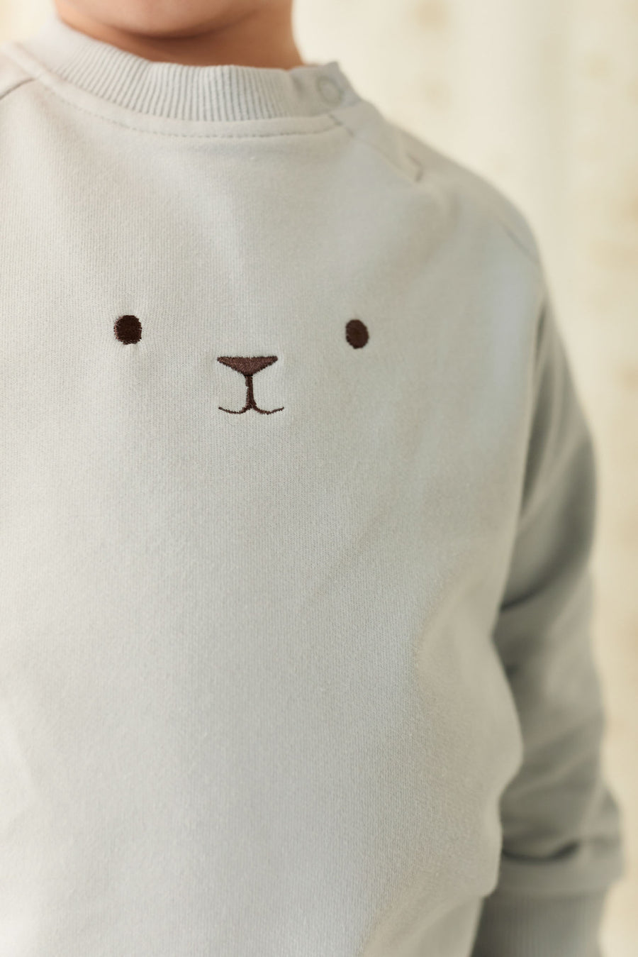 Organic Cotton Palmer Pullover - Droplet Childrens Sweatshirt from Jamie Kay NZ