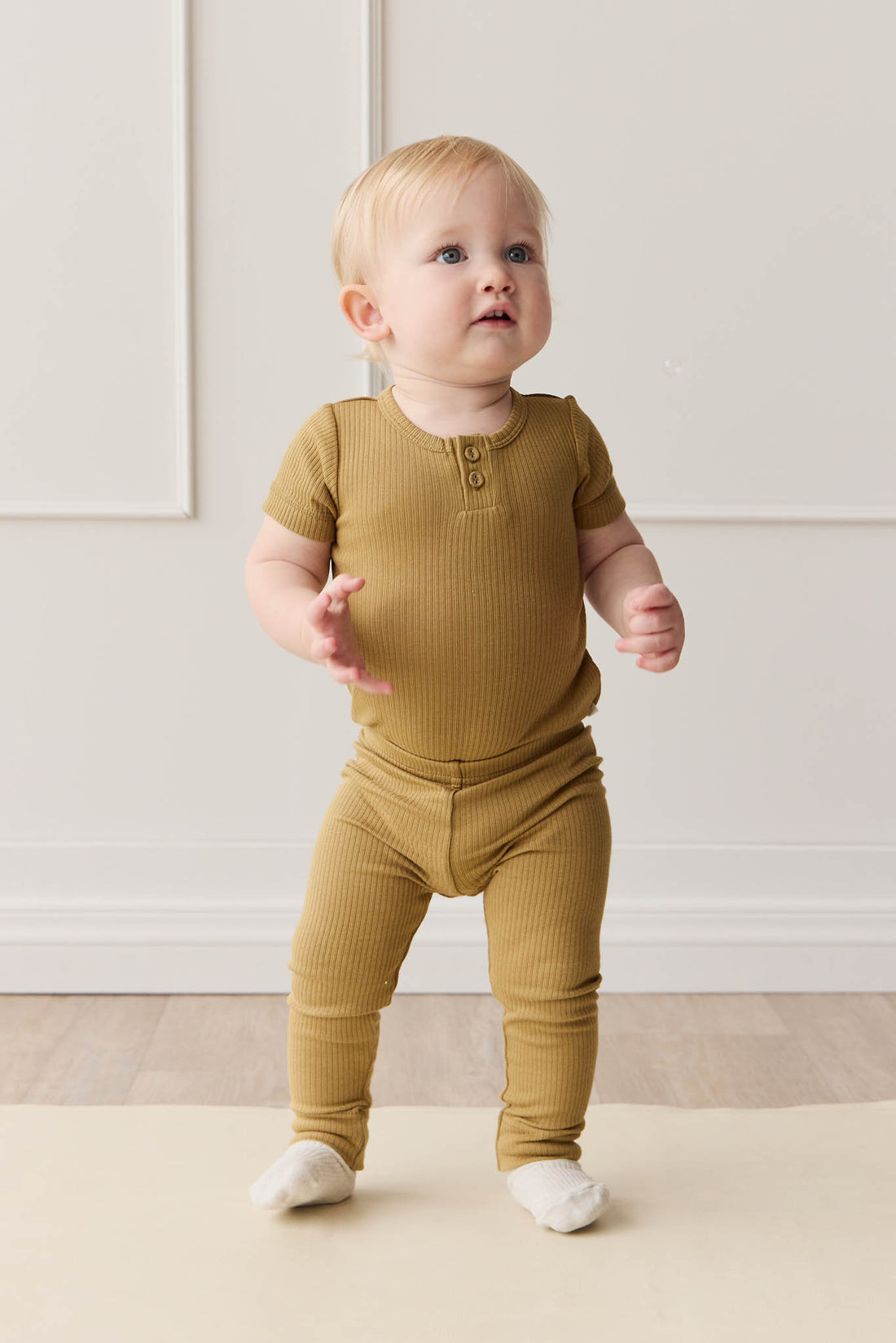 Organic Cotton Modal Everyday Legging - Buffalo Childrens Legging from Jamie Kay NZ