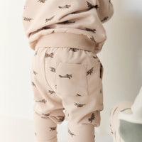 Organic Cotton Jalen Track Pant - Avion Large Shell Childrens Pant from Jamie Kay NZ