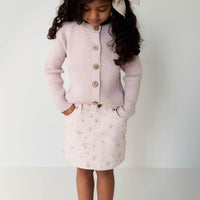 Adrienne Skirt - Petite Fleur Violet Childrens Skirt from Jamie Kay NZ