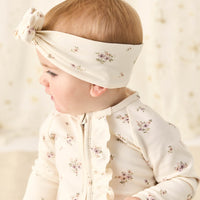 Organic Cotton Melanie Onepiece - Goldie Bouquet Egret Childrens Onepiece from Jamie Kay NZ