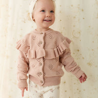 Tilly Cardigan - Dusky Rose Childrens Cardigan from Jamie Kay NZ