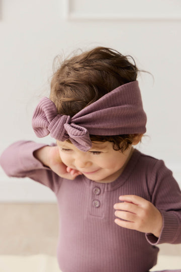 Organic Cotton Modal Lilian Headband - Twilight Childrens Headband from Jamie Kay NZ