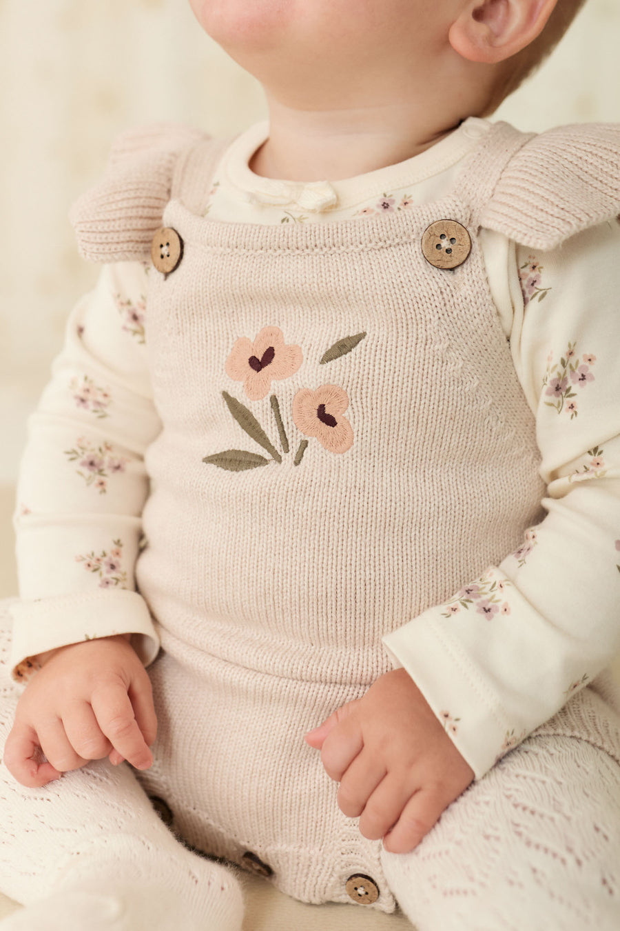 Lulu Romper - Rosewater Petite Goldie Childrens Romper from Jamie Kay NZ