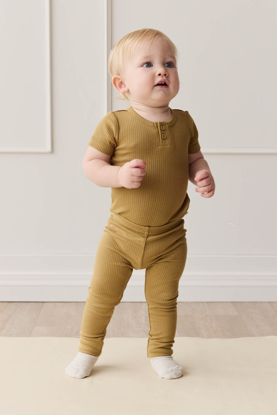 Organic Cotton Modal Everyday Legging - Buffalo Childrens Legging from Jamie Kay NZ