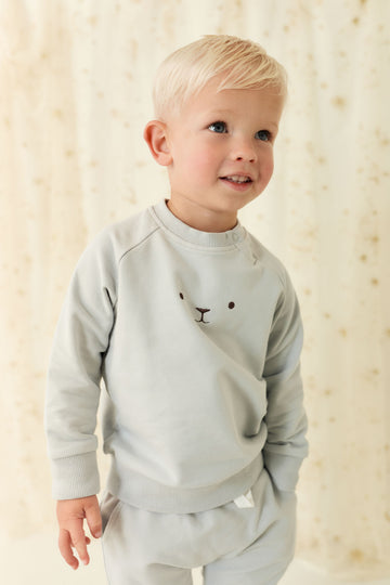 Organic Cotton Palmer Pullover - Droplet Childrens Sweatshirt from Jamie Kay NZ