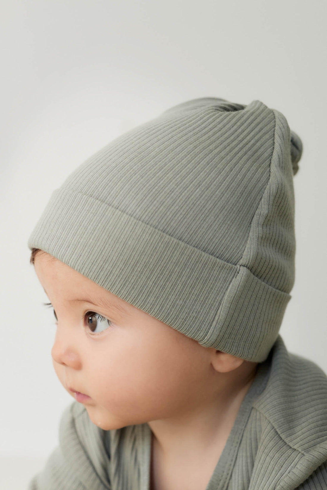 Organic Cotton Modal Knot Beanie - Milford Sound Childrens Hat from Jamie Kay NZ