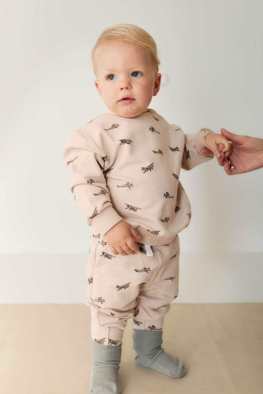 Organic Cotton Jalen Oversized Jumper - Avion Large Shell Childrens Jumper from Jamie Kay NZ