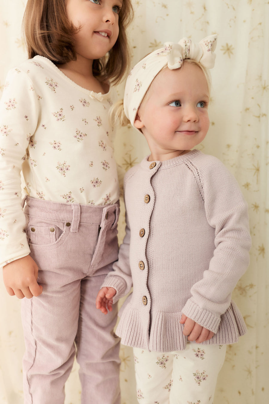 Ava Cardigan - Violet Tint Childrens Cardigan from Jamie Kay NZ