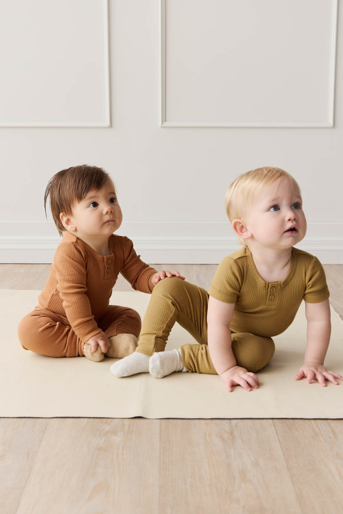 Organic Cotton Modal Long Sleeve Bodysuit - Baker Childrens Bodysuit from Jamie Kay NZ