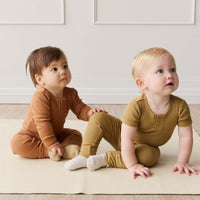 Organic Cotton Modal Long Sleeve Bodysuit - Baker Childrens Bodysuit from Jamie Kay NZ