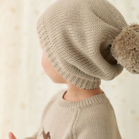 Ethan Hat - Vintage Taupe Childrens Hat from Jamie Kay NZ