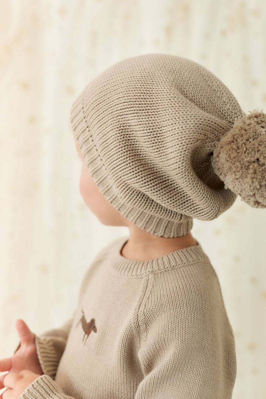 Ethan Hat - Vintage Taupe Childrens Hat from Jamie Kay NZ