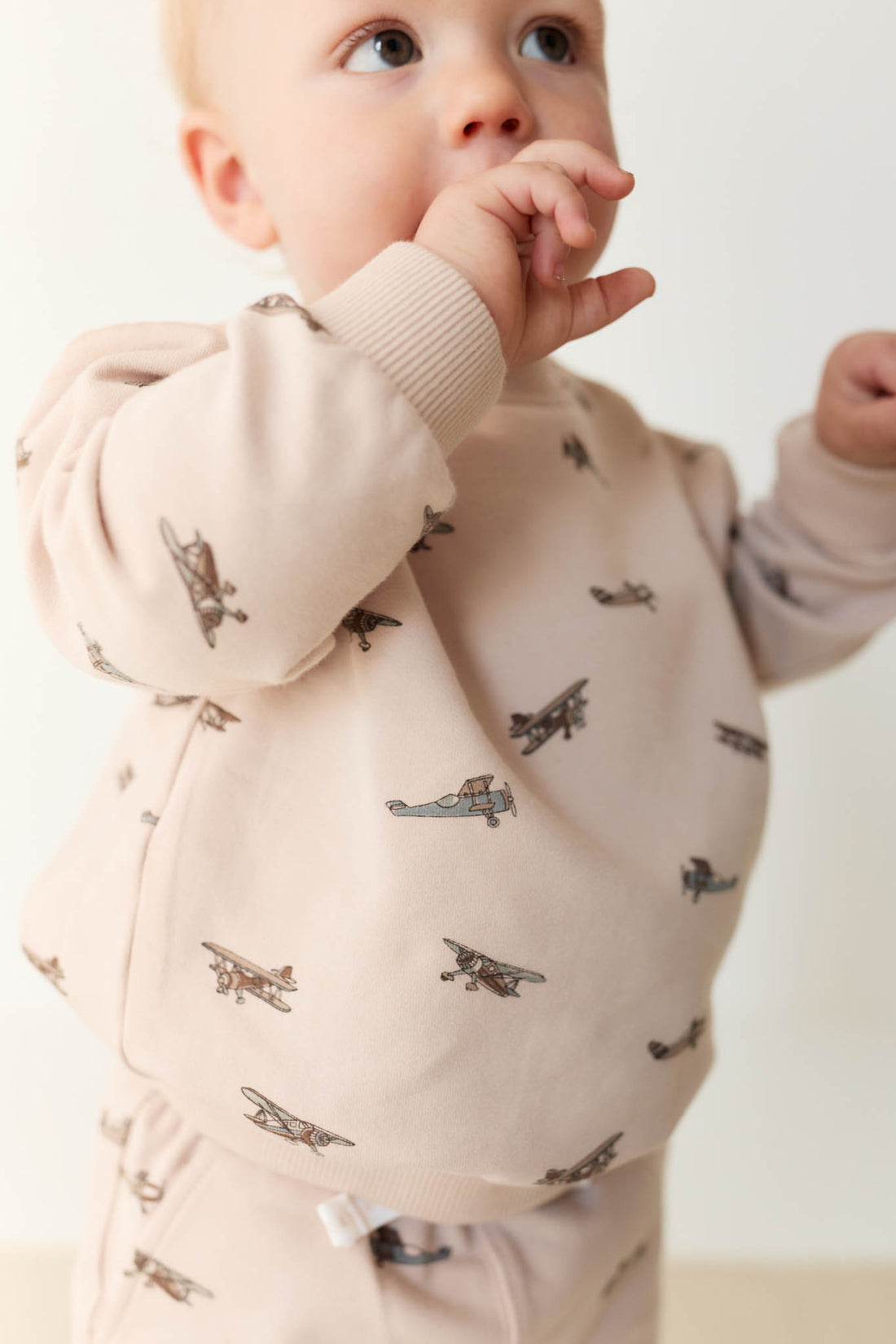 Organic Cotton Jalen Oversized Jumper - Avion Large Shell Childrens Jumper from Jamie Kay NZ