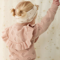 Tilly Cardigan - Dusky Rose Childrens Cardigan from Jamie Kay NZ