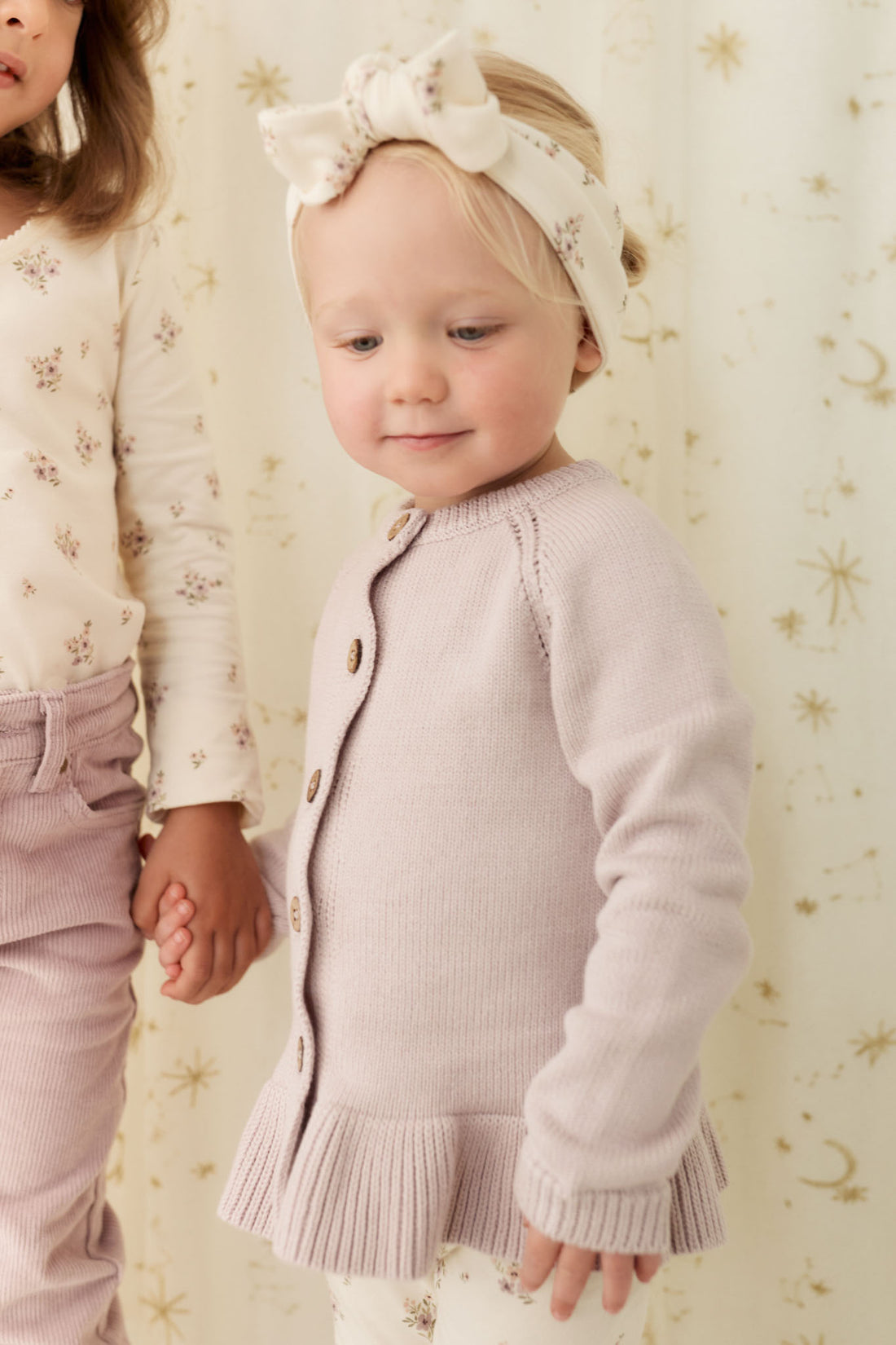 Ava Cardigan - Violet Tint Childrens Cardigan from Jamie Kay NZ