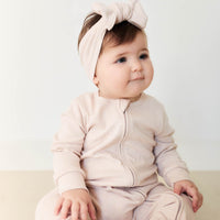 Pima Cotton Frankie Zip Onepiece - Luna Marle Childrens Onepiece from Jamie Kay NZ