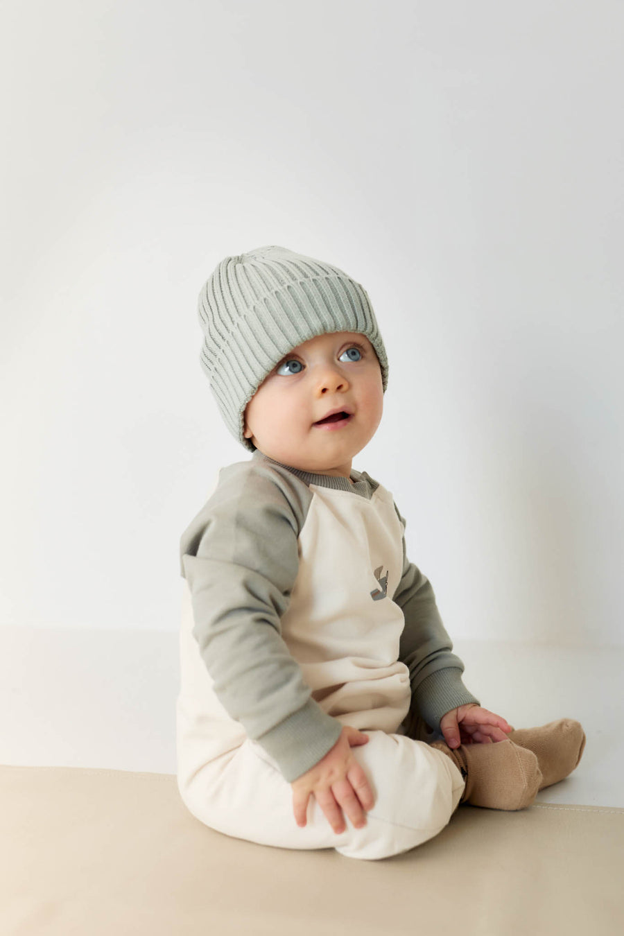 Organic Cotton Tao Sweatshirt Onepiece - Milford Sound Avion Childrens Onepiece from Jamie Kay NZ