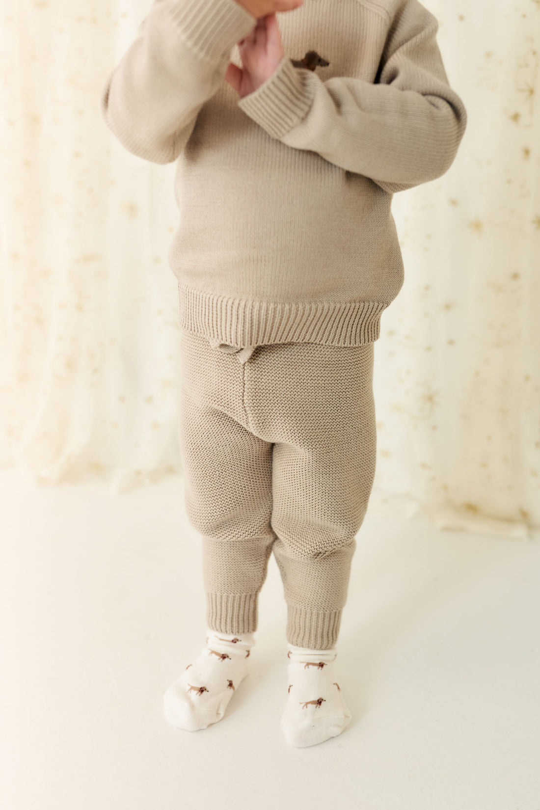 Ethan Pant - Vintage Taupe Childrens Pant from Jamie Kay NZ