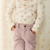 Alison Cord Pant - Heather Haze Childrens Pant from Jamie Kay NZ