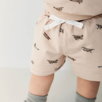 Organic Cotton Jalen Short - Avion Large Shell Childrens Short from Jamie Kay NZ