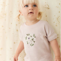 Pima Cotton Mimi Top - Luna Goldie Bouquet Childrens Top from Jamie Kay NZ