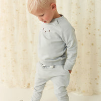 Organic Cotton Palmer Track Pant - Droplet Childrens Pant from Jamie Kay NZ