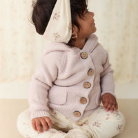 Organic Cotton Headband - Goldie Bouquet Egret Childrens Headband from Jamie Kay NZ