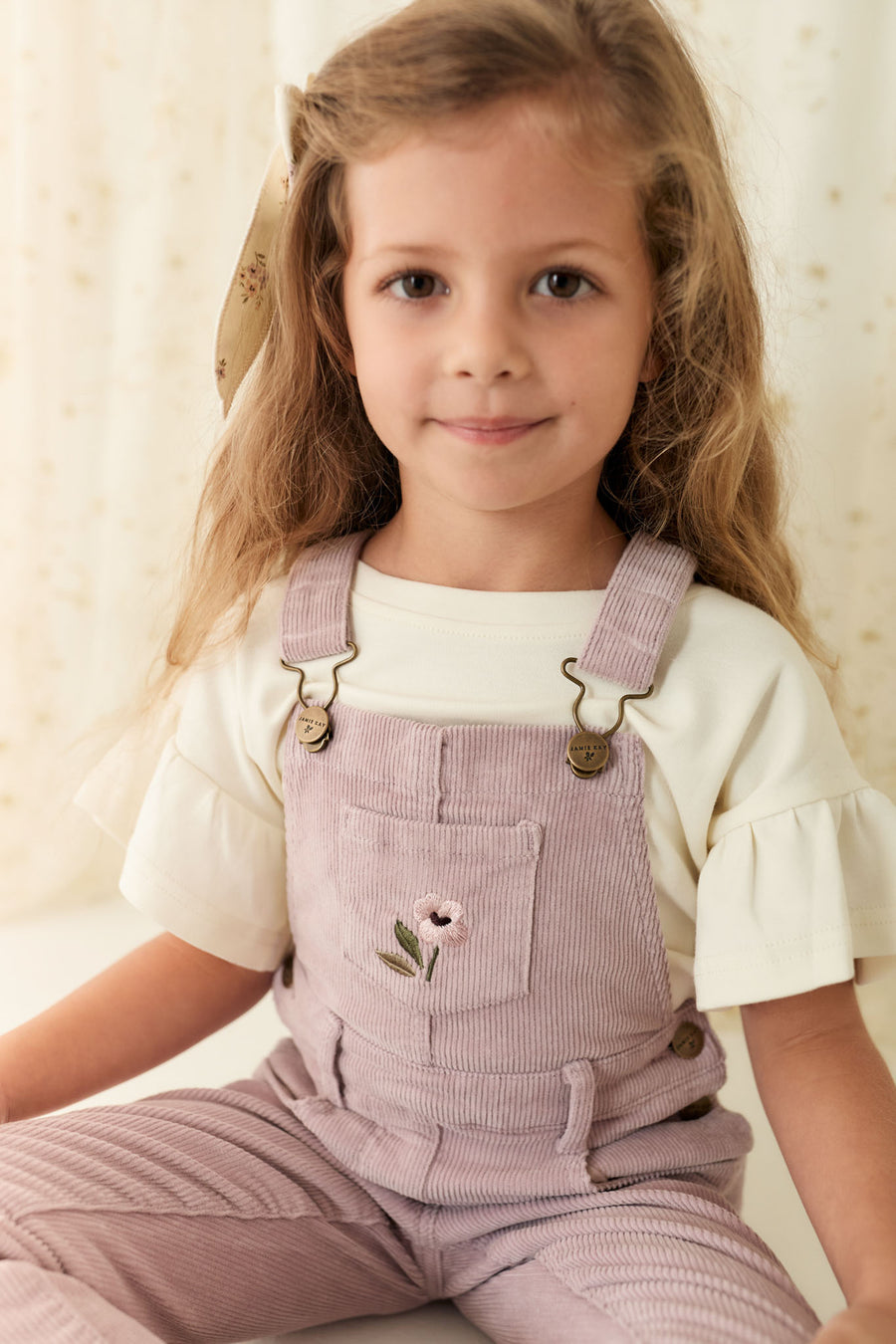 Jordie Cord Overall Heather Haze Petite Goldie Jamie Kay NZ