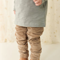 Austin Cord Pant - Vintage Taupe Childrens Pant from Jamie Kay NZ