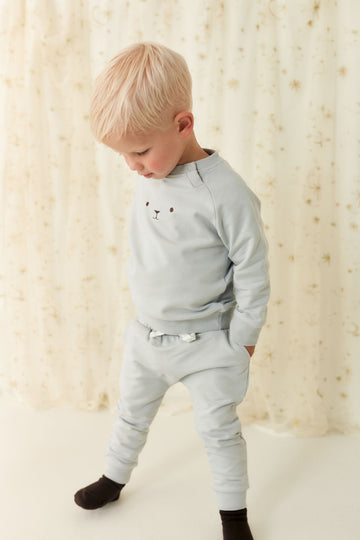Organic Cotton Palmer Track Pant - Droplet Childrens Pant from Jamie Kay NZ