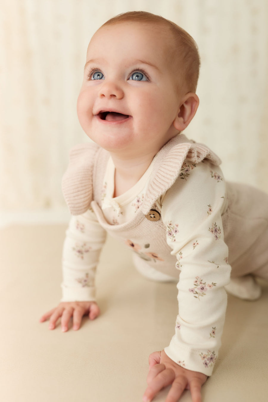 Lulu Romper - Rosewater Petite Goldie Childrens Romper from Jamie Kay NZ