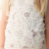 Organic Cotton Daisy May Pyjama Singlet Set - Fairy Willow Childrens Pyjamas from Jamie Kay NZ