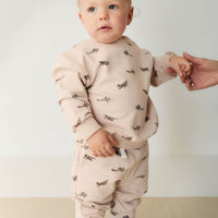 Organic Cotton Jalen Track Pant - Avion Large Shell Childrens Pant from Jamie Kay NZ