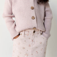 Adrienne Skirt - Petite Fleur Violet Childrens Skirt from Jamie Kay NZ