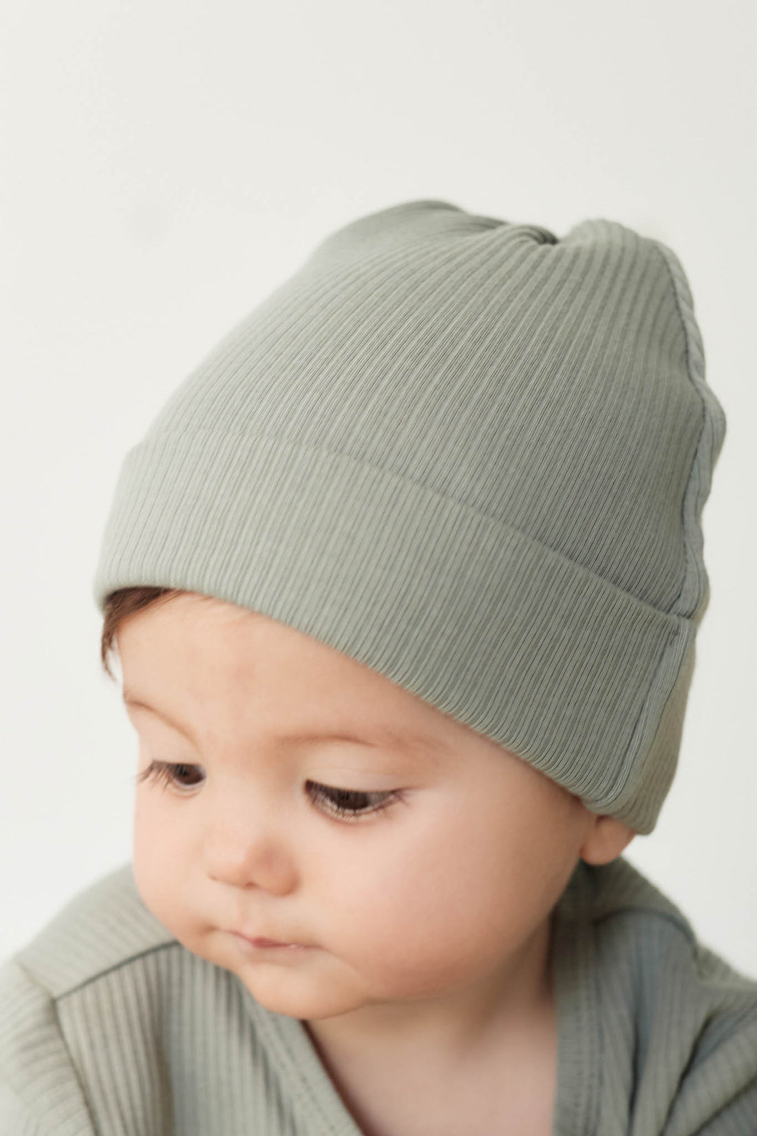 Organic Cotton Modal Knot Beanie - Milford Sound Childrens Hat from Jamie Kay NZ