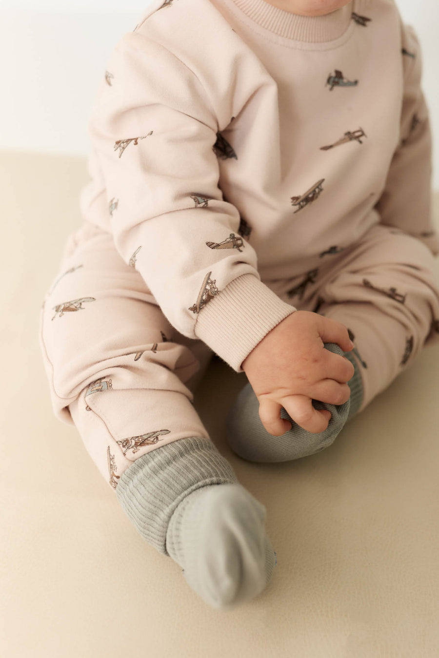 Organic Cotton Jalen Oversized Jumper - Avion Large Shell Childrens Jumper from Jamie Kay NZ