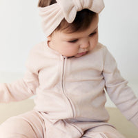 Pima Cotton Frankie Zip Onepiece - Luna Marle Childrens Onepiece from Jamie Kay NZ